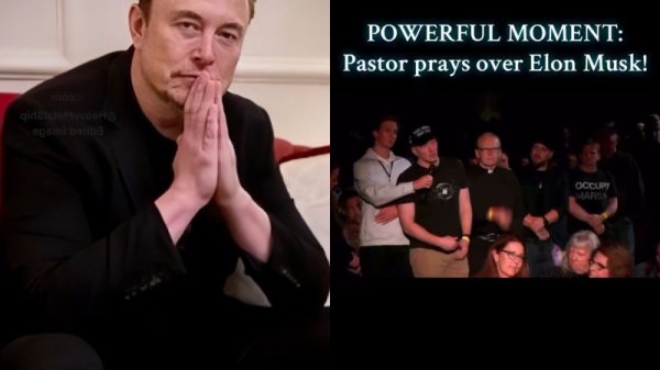 pastor prays for elon musk